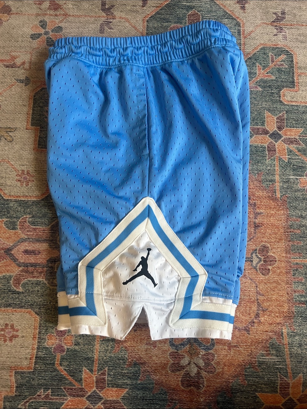 Nike Blue Basketball Shorts with White Accents